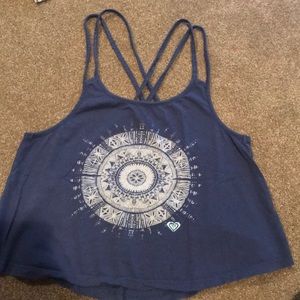 blue mandala top